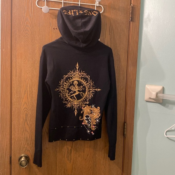 One Life 2 Live Los Angeles Zip-Up Hoodie - Picture 1 of 11